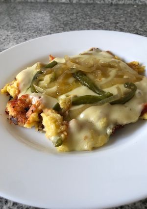 Una foto de Polenta a la pizza 🍕