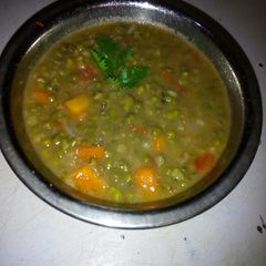 A picture of Chicken flavoured ndengu #AuthorMarathon.