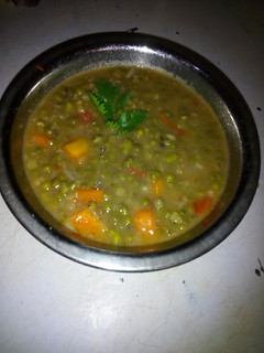 A picture of Chicken flavoured ndengu #AuthorMarathon.