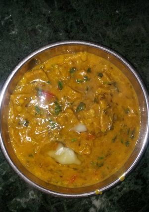 A picture of Daal dhokli.