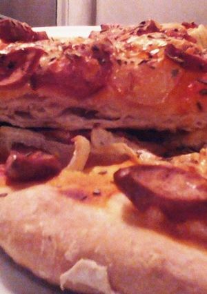 Foto principal de Pizza casera de "lo que haya en la nevera"