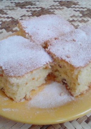 Kókuszos süti kevert tésztából recept fotója