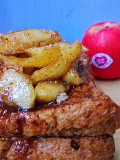 A picture of Apple Cinnamon Butter French Toast #authormarathon.