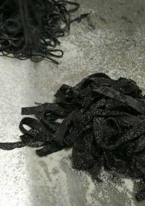 Foto resep Home made pasta black ink