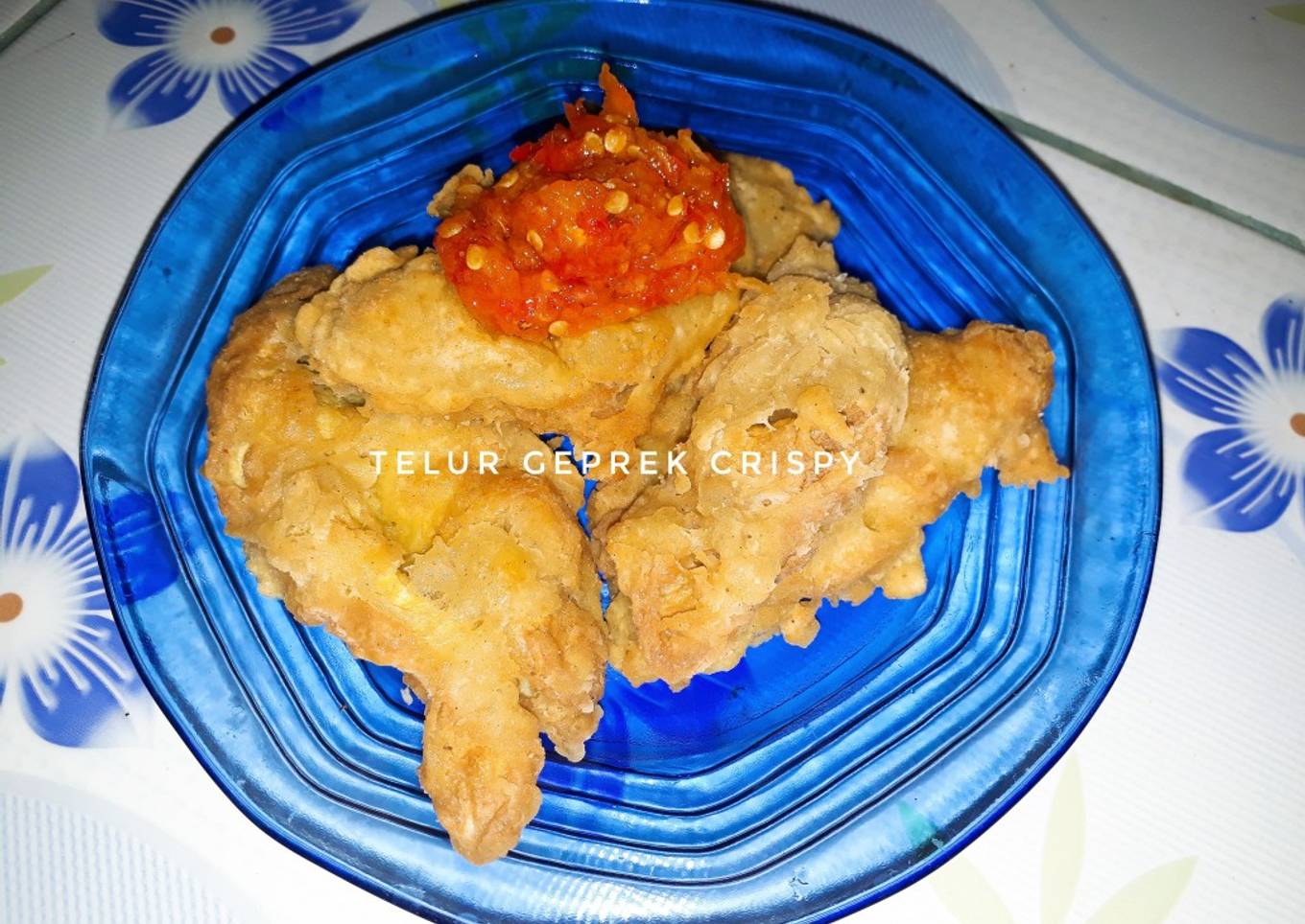 Telur Geprek Crispy