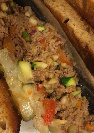 A picture of Hidden Veggie Bistro Burger.
