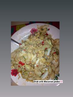 Foto resep Orak arik macaroni pedas