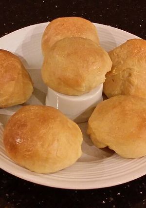 A picture of No Knead Yeast Rolls.
