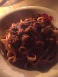 Pasta a la boloñesa picante!!