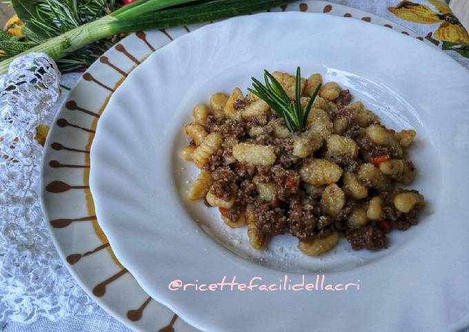 Malloreddus con farina di grano saraceno