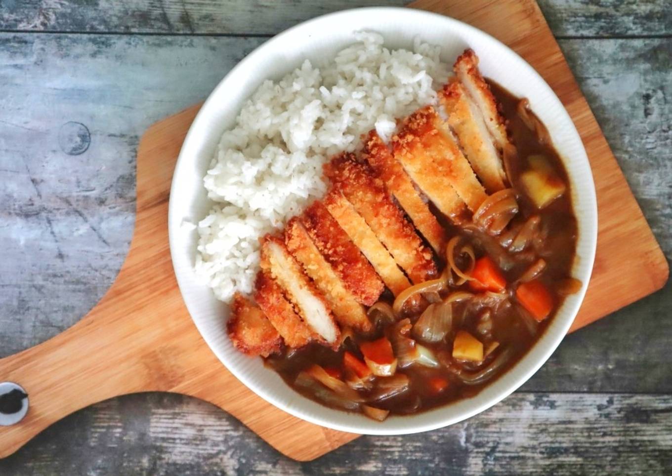 Curry Rice with Chicken Katsu