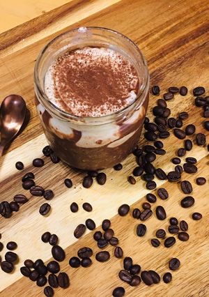 Φωτογραφία της συνταγής Tiramisu Overnight Oats 🧋🍫☕️