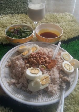 A picture of Shinkafa da wake.