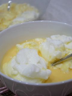 Madártej recept fotója