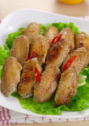 金黃雞翅【聲寶燒烤微波爐】 的食譜成品照片