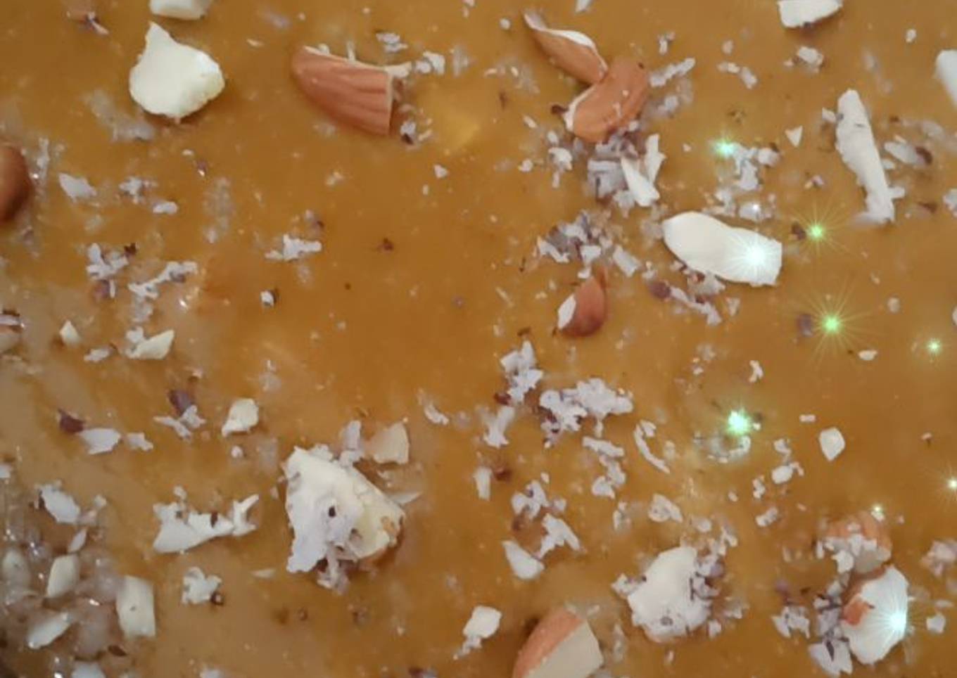 Besan dry fruits halwa