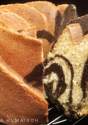 Foto resep Bolu marmer (resep bolu jadul) methode all in one