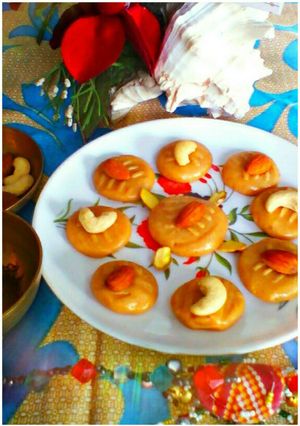 A picture of Instant Kesar Peda.
