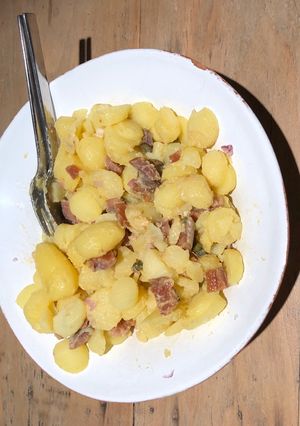 Une photo de Salade de harengs pommes à l’huile