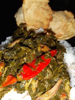 Foto resep Bobor Daun Singkong Teri