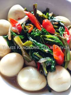 Foto resep Tumis Kangkung Telur Puyuh
