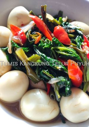 Foto resep Tumis Kangkung Telur Puyuh