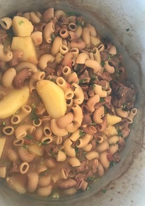 Una foto de Ají de fideos campestre