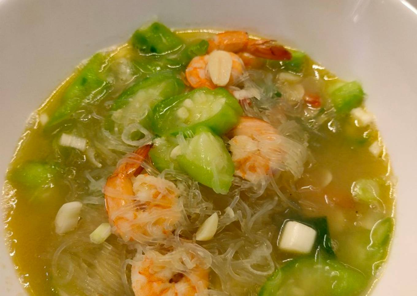 Oyong soun kuah isi udang
