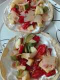 Calabacitas primavera para tostadas o acompañamiento/ guarnición