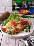 A creamy cheese jumbo scampi