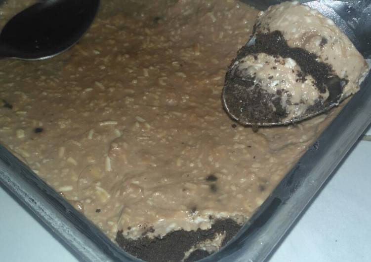Oreo Cheese Cake cream coklat