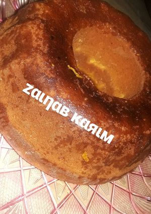 صورة لوصفة كيكه البرتقال الهشه 🍊🥮
