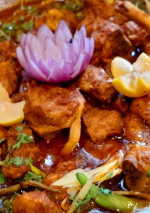 A picture of 🥳🥳Smokey chicken karahi🥳🥳.