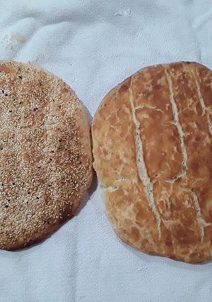 عکسی از دستور نان بربری سنتی