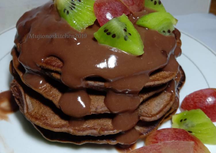 Fluffy Cinnamon Chocolate Pancake