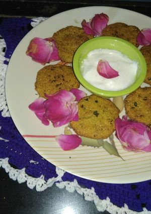 A picture of Palak vada.