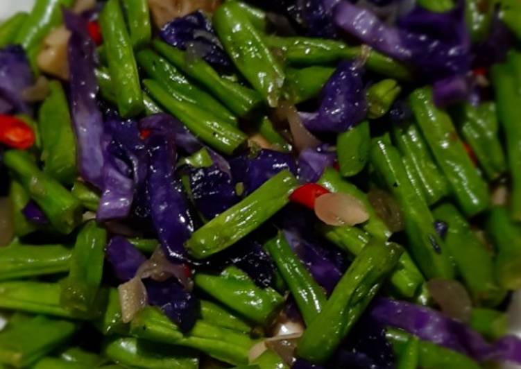 Resep Tumis Buncis Kol Ungu Oleh Ala Deb S Cookpad