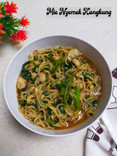 Foto resep Mie Nyemek Kangkung