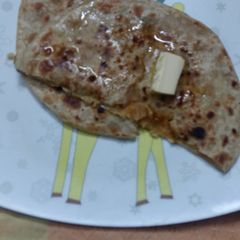 A picture of Aloo ka parantha.