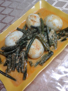Foto resep Gulai telor kacang panjang