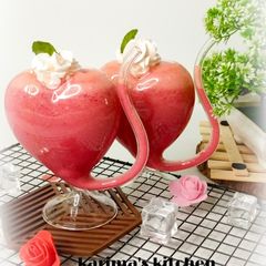 A picture of Beet banana smoothie.