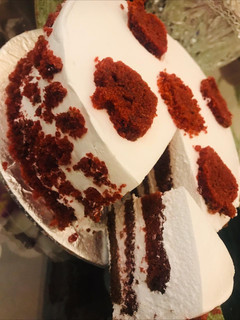 A picture of Red velvet cake.