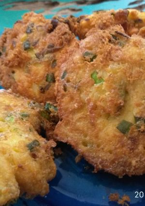 Foto resep Bakwan keju no tepung #debm