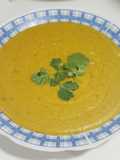 Crema de lentejas rojas