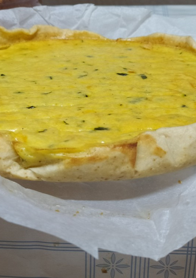 Una foto de Quiche vegetariana Thermomix TM6
