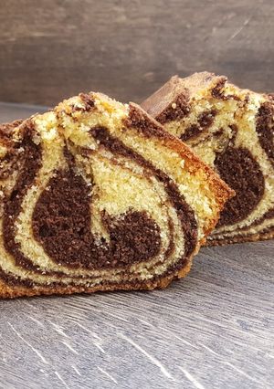Une photo de Marbré chocolat vanille