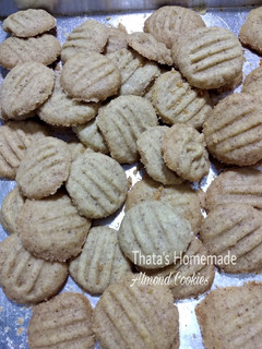 Foto resep Almond Cookies Simple
