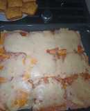 Pizza de pan de molde