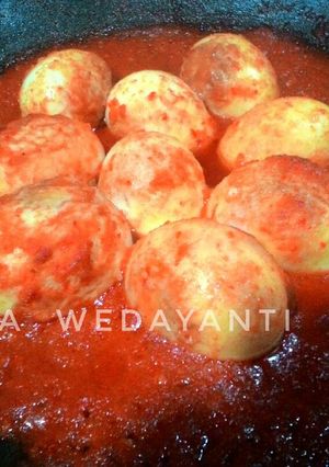 Foto resep Telur bumbu bali 15000 saja