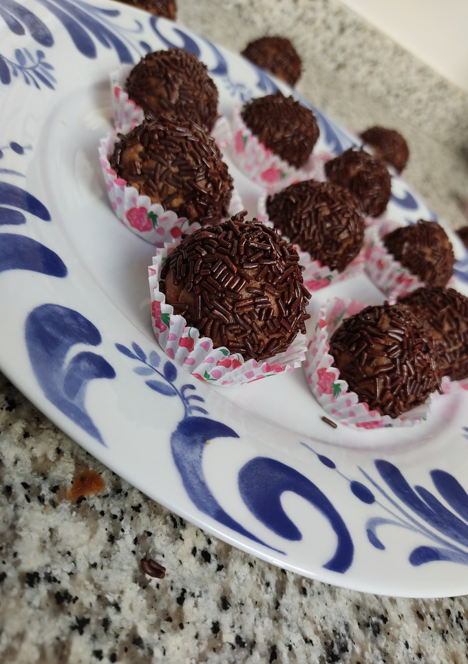 Una foto de Trufas de chocolate